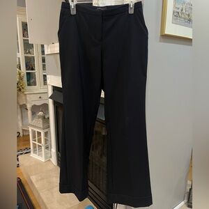 New York & Company City Stretch Women’s Navy Blue Cuffed Dress Pants